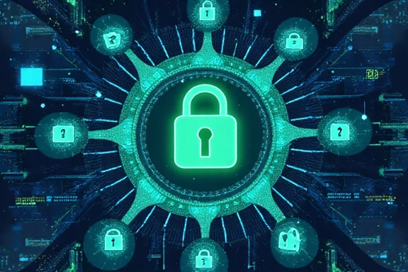 Ilustración de seguridad de datos y privacidad